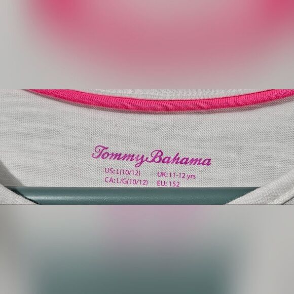 Tommy Bahama 2 piece shirt bundle short sleeve L (10-12) - Picture 5 of 6